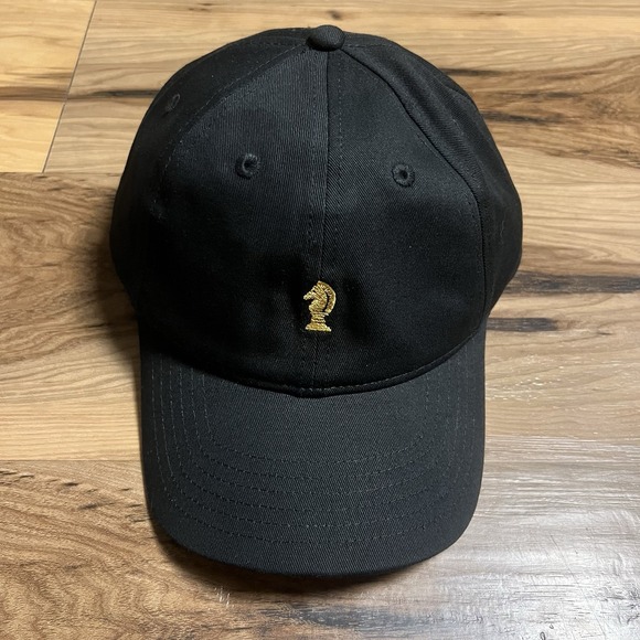 The Unbranded Brand Other - Lord Abbett Knight Chess Piece Black Adjustable Finance‎ Golf Logo Dad Hat Cap